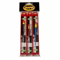 SET 3 GEBUNDENE ANGELSCHNÜRE MAPP STIPPANGELN